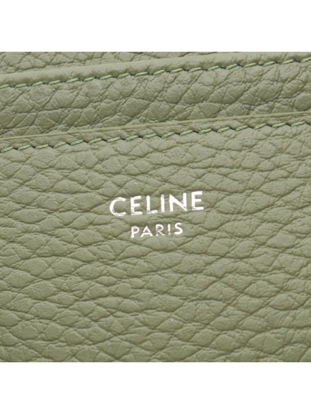 Celine Card Case Holder Light Khaki Leather - Picture 4 of 4